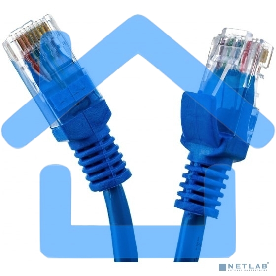 Патч-корд UTP Cablexpert PP12-20M/B кат.5e, 20м, литой, многожильный (синий)
