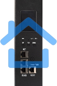 Блок распределения питания Powercom PDU-32AVMS24-18C3-6C9-3P верт.размещ. 18xC13 6xC19 с сетевым мониторингом 3x32A EN 60309 2м