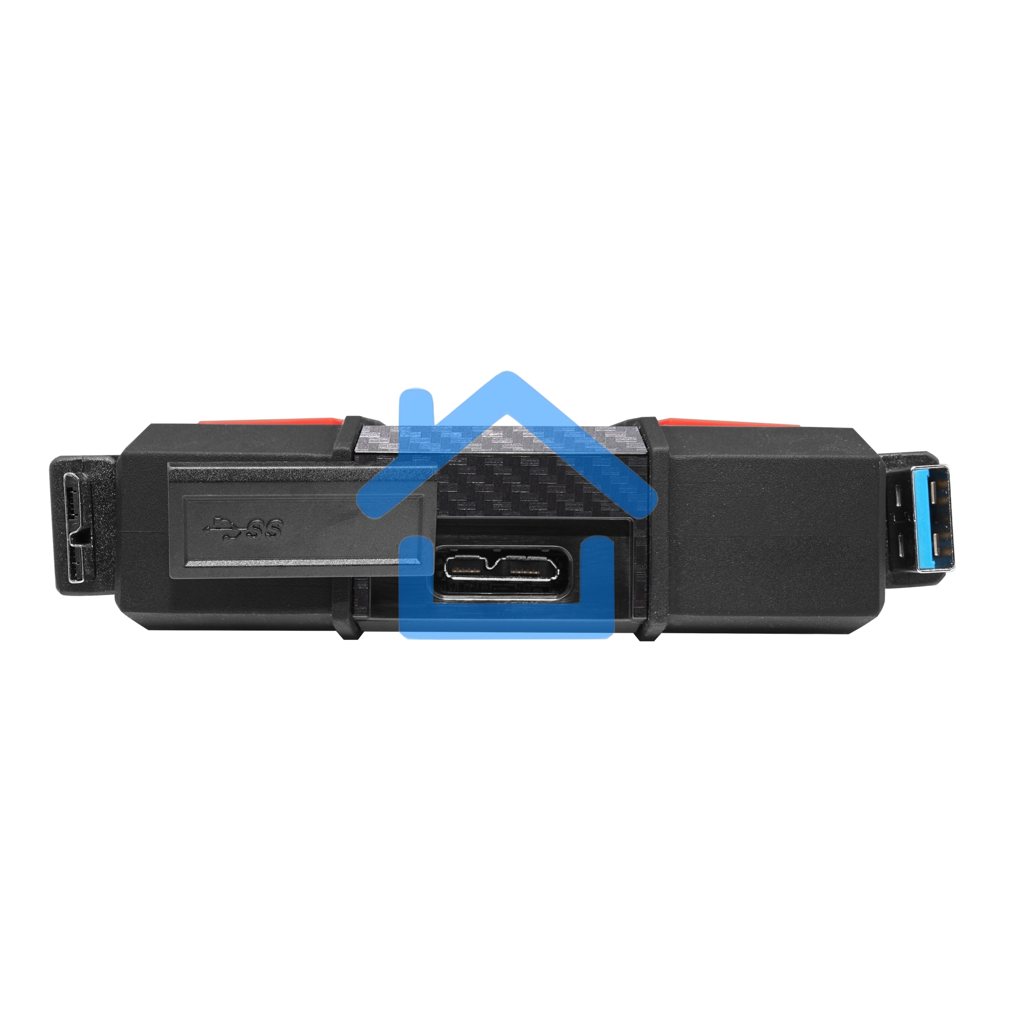 Внешний жесткий диск ADATA2Tb Adata HD710P AHD710P-2TU31-CRD черный/красный (2.5