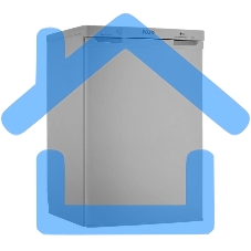 Холодильник Pozis RS-411 серебристый однокамерный 84/14 л морозилка сверху