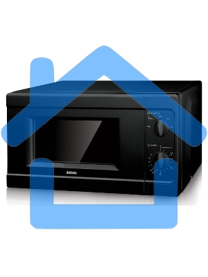 Микроволновая печь BBK 20MWS-709M/B черный, 20 л, 700 Вт, поворотный механизм