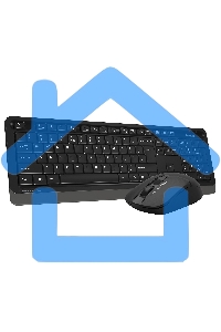 Комплект клавиатура + мышь A4Tech Fstyler FG1012 клав:черный/серый мышь:черный USB беспроводная Multimedia