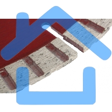 Диск алмазный Matrix отрезной Турбо-сегментный, 125 x 22,2 мм, сухая резка Professional