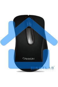 Мышь проводная Canyon CM-2 черный, 800 dpi, USB, кнопки - 3