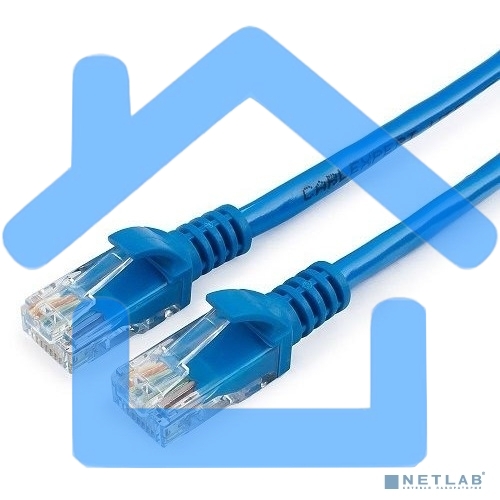Патч-корд UTP Cablexpert PP12-20M/B кат.5e, 20м, литой, многожильный (синий)
