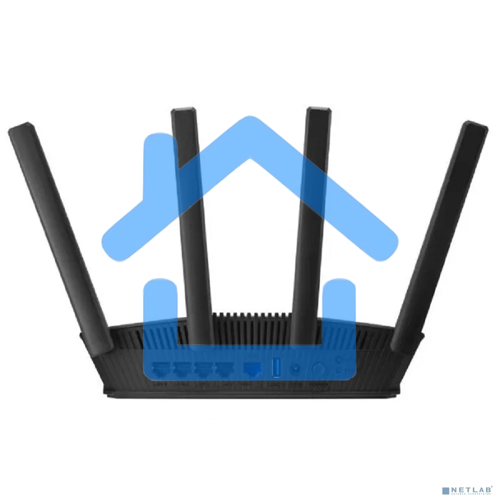 Роутер беспроводной Asus RT-BE58U BE3600 100/1000/2500BASE-T черный