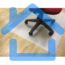 Коврик напольный Бюрократ 1019202 прямоугольный для паркета/ламината вспененный PP 120х90см