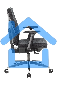 Кресло компьютерное Бюрократ CH-545/LUX черный 38-418 крестовина алюминий