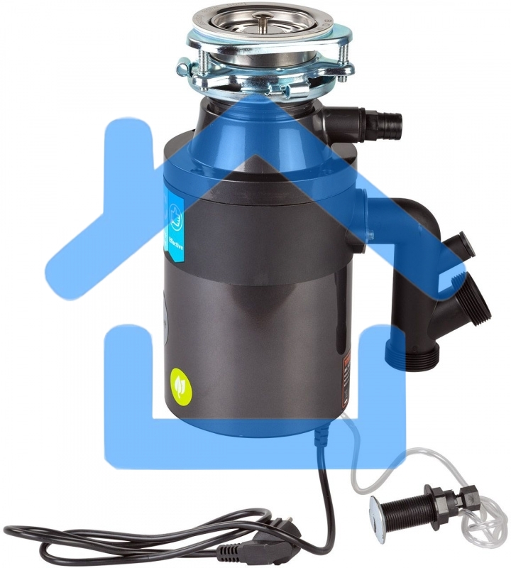 Измельчитель пищевых отходов Bort TITAN 4000 390 Вт; 4,2 кг/мин; 2800 об/мин; 1200 мл; Металл ; набор аксессуаров 4 шт [91275769]