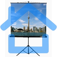 Экраны LUMIEN Lumien Экран на треноге 180x180 см Eco View LEV-100102 1:1 с возможностью настенного крепления