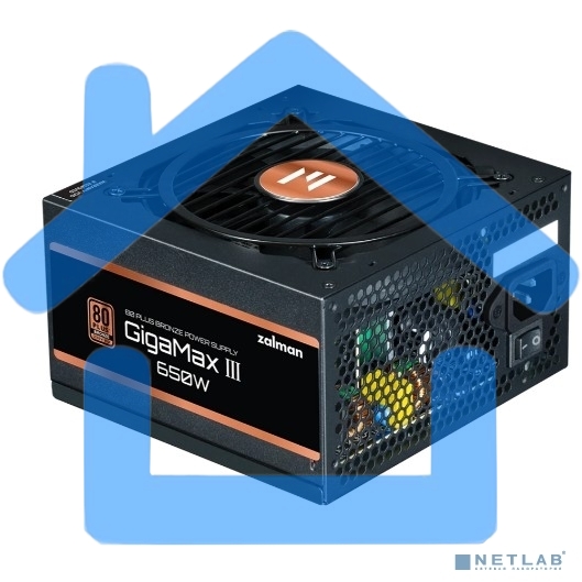 Блок питания Zalman ZM650-GV3 RTL, 650Вт, 80 PLUS Bronze, 120мм, черный