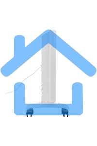 Конвектор электрический MTX CH-1000, белый, 1000 Вт, 10 м2, термостат