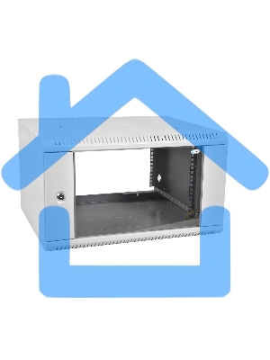 Шкаф телеком. настенный разборный 12U (600х350) дверь стекло (ШРН-Э-12.350) (1 коробка)