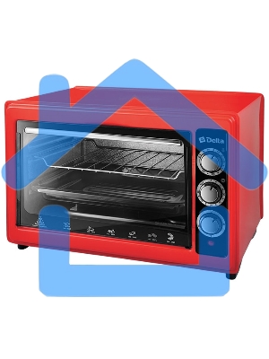 Мини-печь Delta D-0123 красная