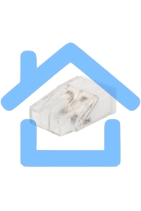 Экспресс-клемма с пастой Rexant СМК 2273-242, 2-проводная 0.5-2.5 мм², прозрачная (100 шт./уп.)