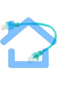 Патч-корд UTP Cablexpert кат.5e 0.25м, литой, многожильный, зеленый