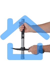 Кирка Matrix mini 400 г фибергласовая обрезиненная рукоятка 385мм