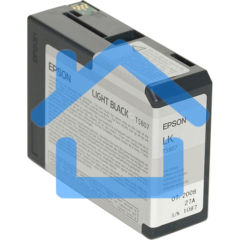 Струйный картридж EPSON C13T580700 для Stylus Pro 3800 80 мл light black
