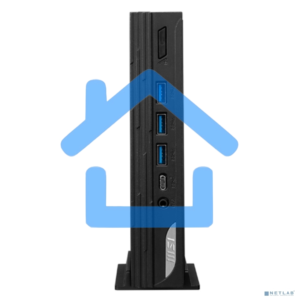 Неттоп MSI Pro DP10 12M-256RU, черный, i5 1235U/ 8Gb/SSD 512Gb/ Iris Xe/ Win 11 Pro (9S6-B0A621-256)