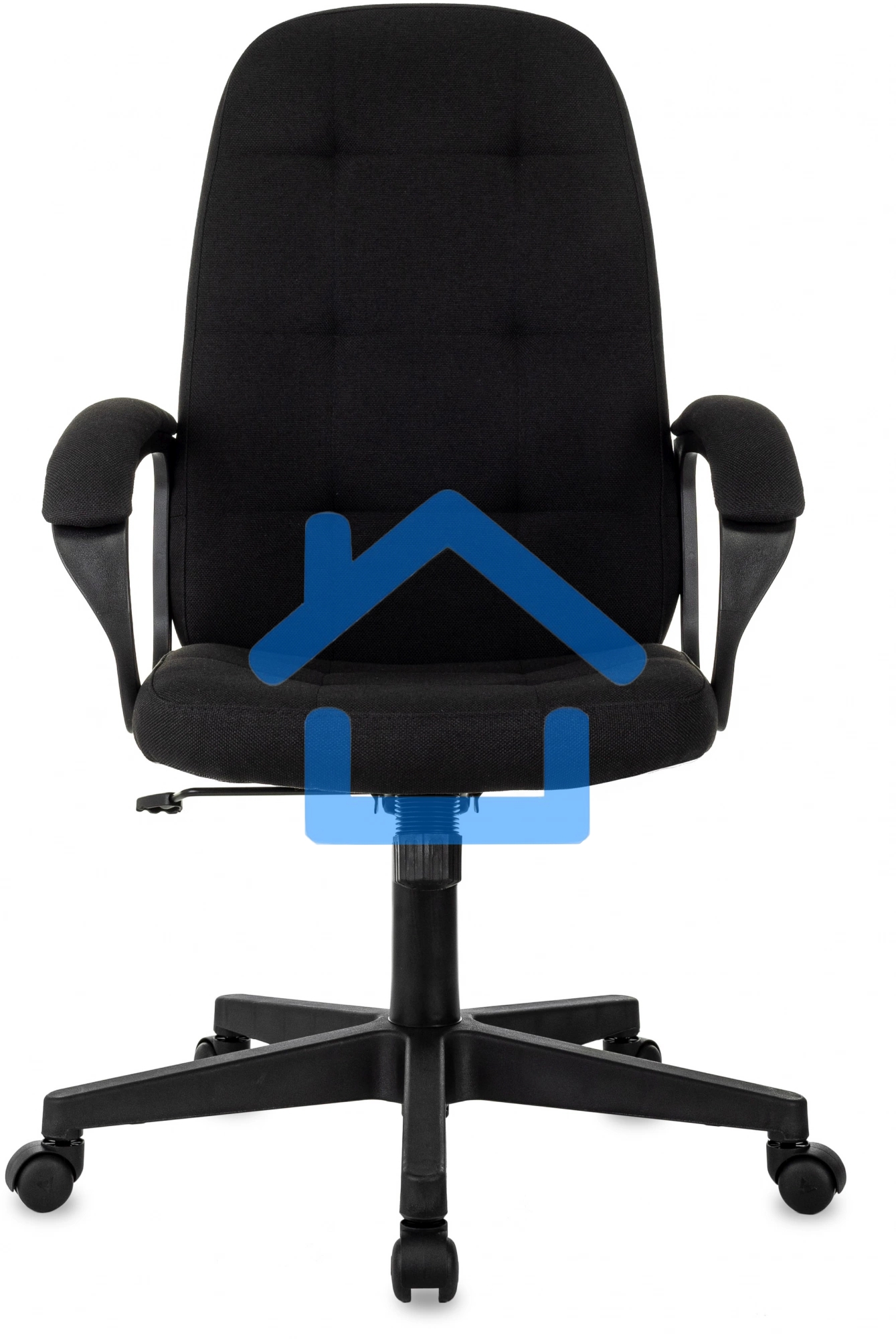 Кресло руководителя Бюрократ CH 002 Fabric 3C11 черный, крестов. пластик