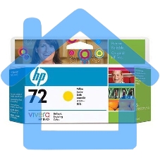 Картридж струйный HP №72 C9373A желтый для HP DJ T1100/T610 (130мл)