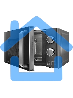 Микроволновая печь Centek CT-1583 серый, 20 л, 700 Вт, переключатели - поворотный механизм