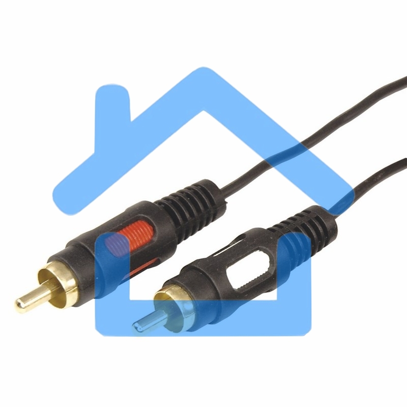 Шнур Стерео 3,5 мм - 2 RCA, длина 1,5 метра (GOLD) Rexant