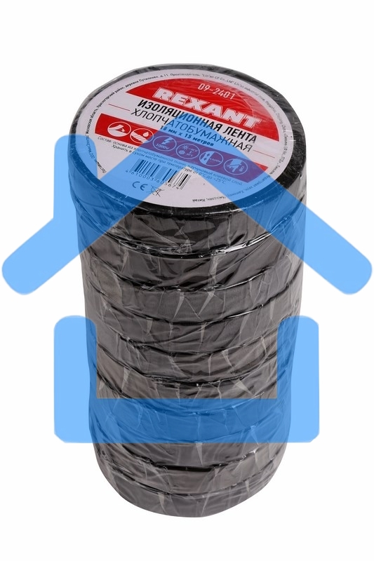 Изолента ХБ Rexant 18 х 0,35 мм, (ролик 15 м)