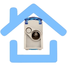 Блок распределительный Rexant РБД-160А на DIN-рейку