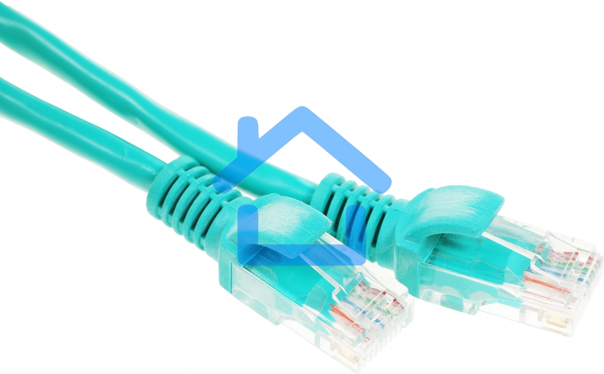 Патч-корд UTP Cablexpert кат.5e 0.25м, литой, многожильный, зеленый