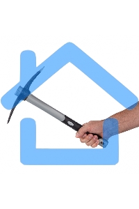 Кирка Matrix mini 400 г фибергласовая обрезиненная рукоятка 385мм