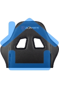 Кресло игровое Zombie GAME TETRA черный/красный эко.кожа крестов. пластик