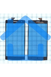 Сенсорное стекло (тачскрин) для OPPO Find 7 / Find 7a, черное