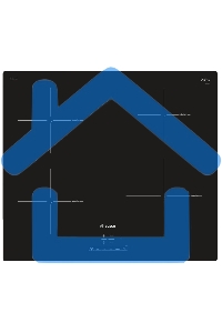 Индукционная варочная панель Bosch PUE611HC1E, 60 см, индукция,скошенные края, сенсорное управление, черный