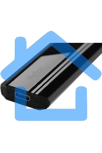 Внешний SSD Netac ZX10, 2TB, USB 3.2 Gen 2 Type-C, R/W 1050/1050, черный