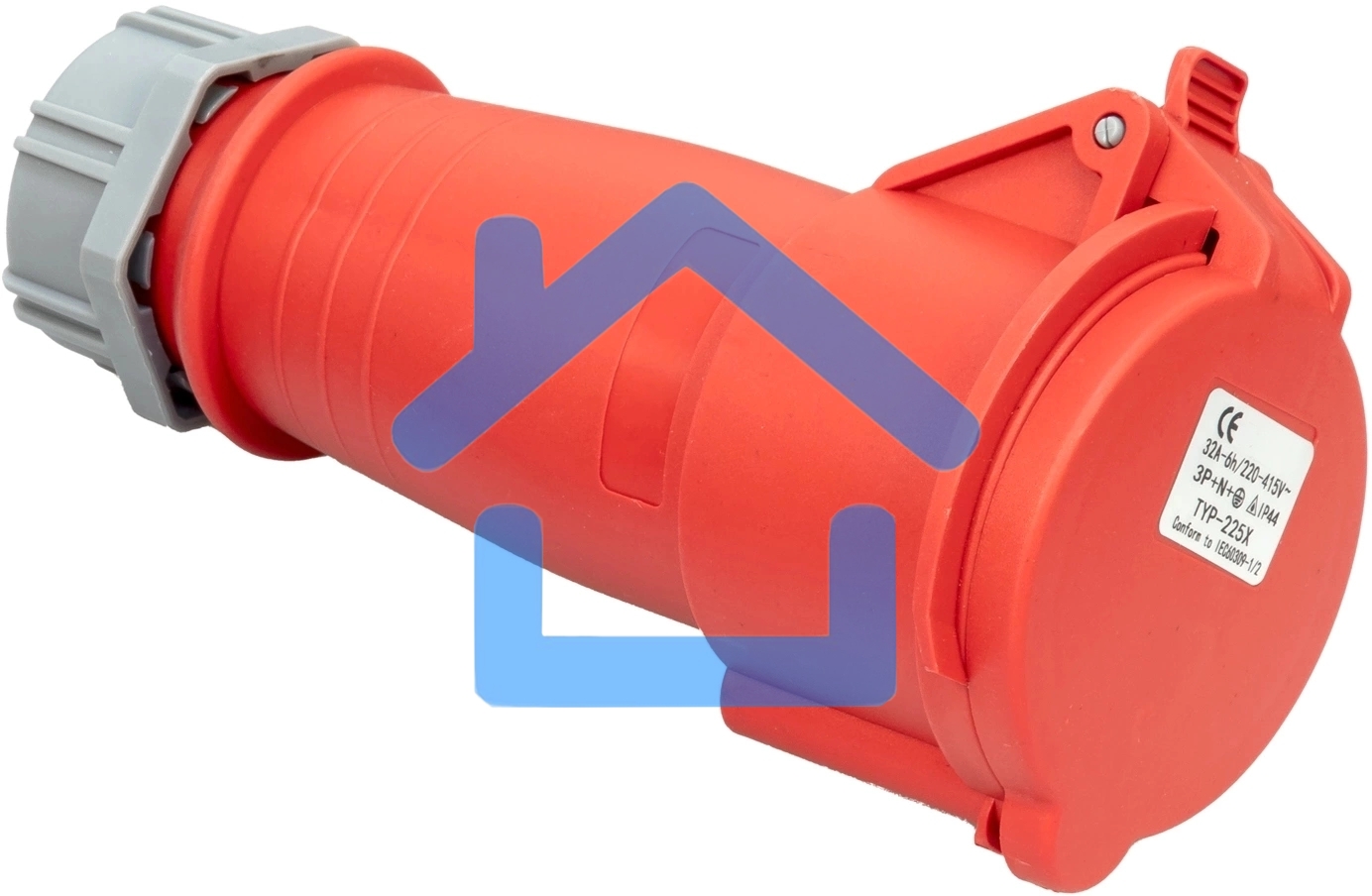 Блок распределения питания Powercom PDU-32AVMS24-18C3-6C9-3P верт.размещ. 18xC13 6xC19 с сетевым мониторингом 3x32A EN 60309 2м