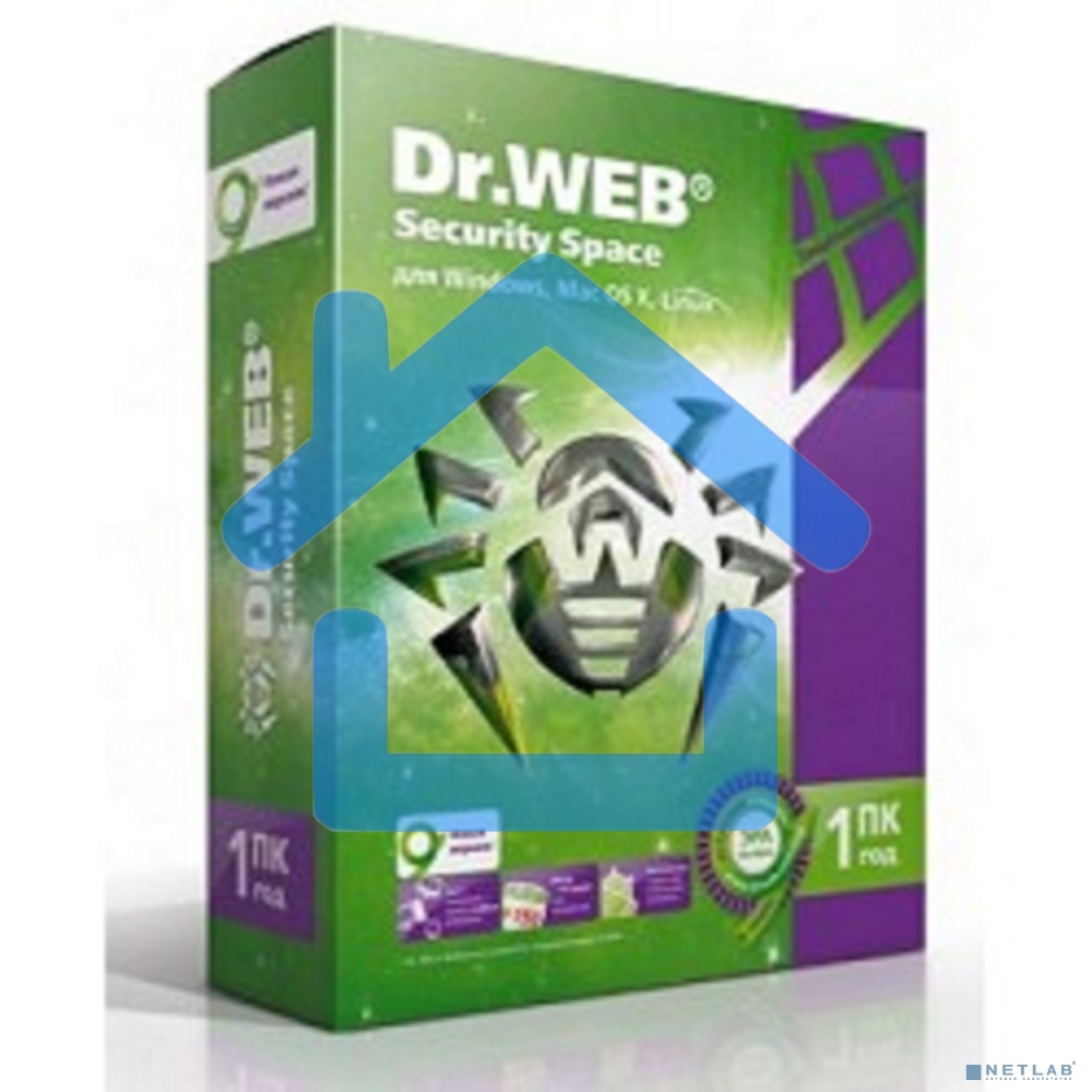ПО DR.WEB Security Space 1 ПК/1 год (BHW-B-12M-1-A3)