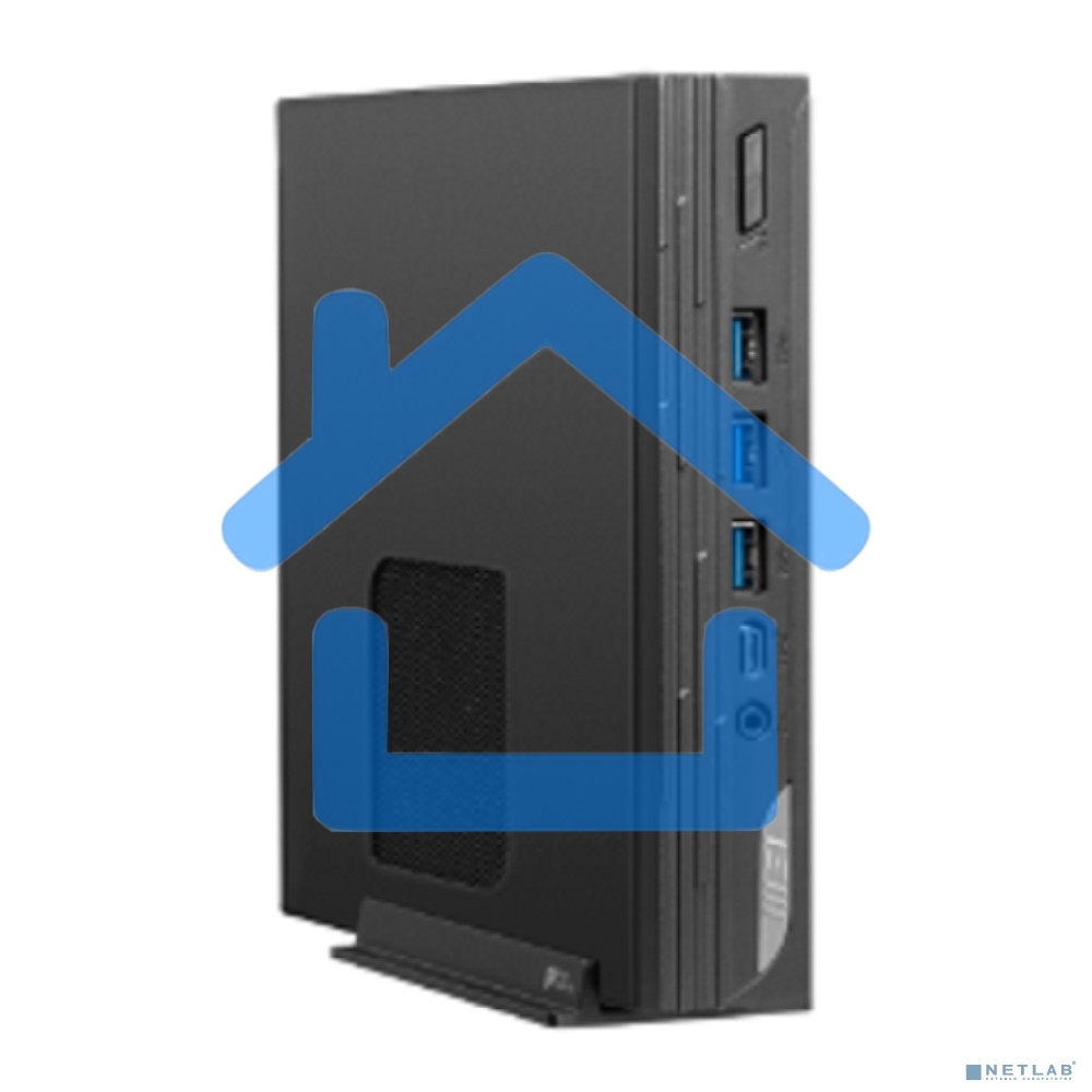 Неттоп MSI Pro DP10 12M-256RU, черный, i5 1235U/ 8Gb/SSD 512Gb/ Iris Xe/ Win 11 Pro (9S6-B0A621-256)