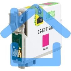 Картридж струйный Cactus CS-EPT1283 (T1283) пурпурный (7 мл) для Epson Stylus S22/S125/SX420/SX425/Office BX305