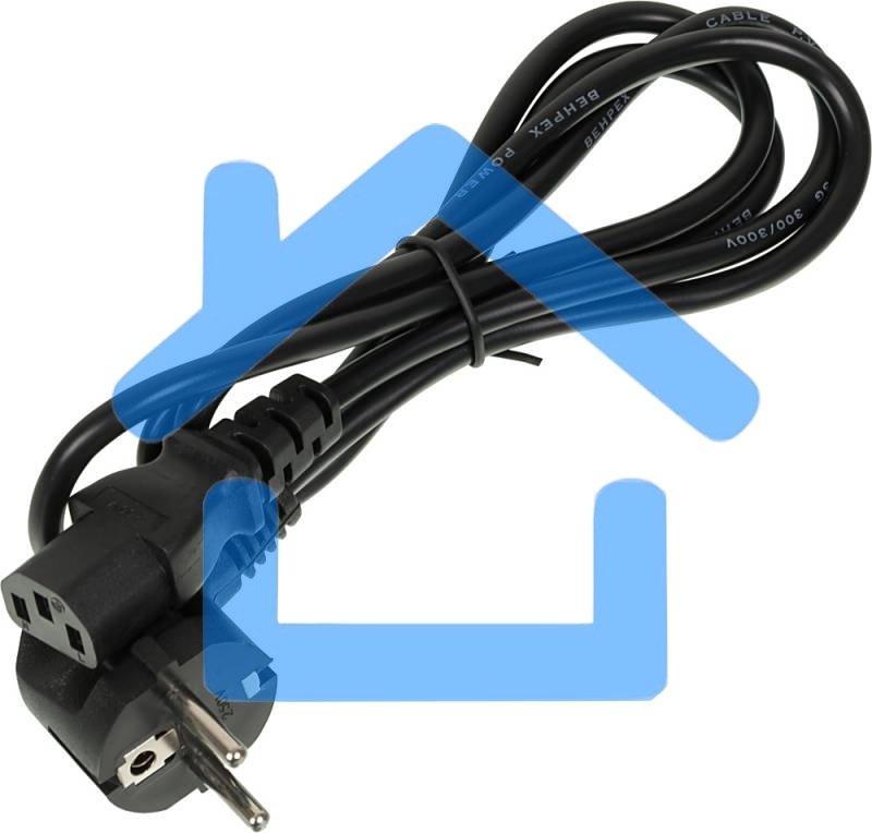 Кабель питания IEC320-C13 (f)/евровилка 1.5м