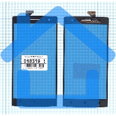 Сенсорное стекло (тачскрин) для OPPO Find 7 / Find 7a, черное