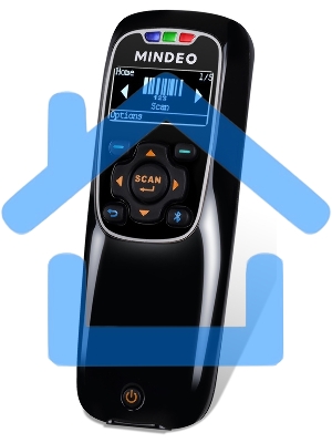 Сканер штрих-кода ручной Mindeo MS3690Plus Mark (MS3690-2D-HD(WI-FI)) 2D имидж, беспроводной, 100 скан/сек, USB, черный