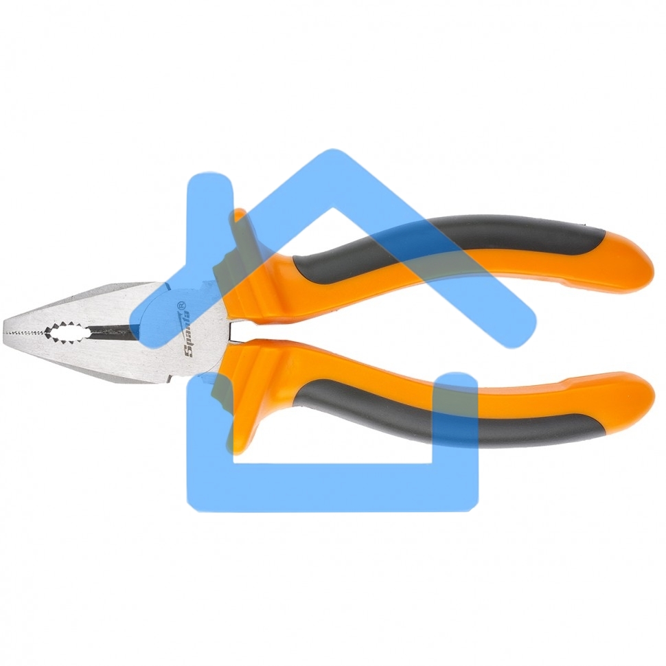 Плоскогубцы SPARTA 16971 comfort 200мм комбинированные шлифованные двухкомпонентные рукоятки