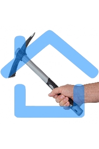 Кирка Matrix mini 400 г фибергласовая обрезиненная рукоятка 385мм