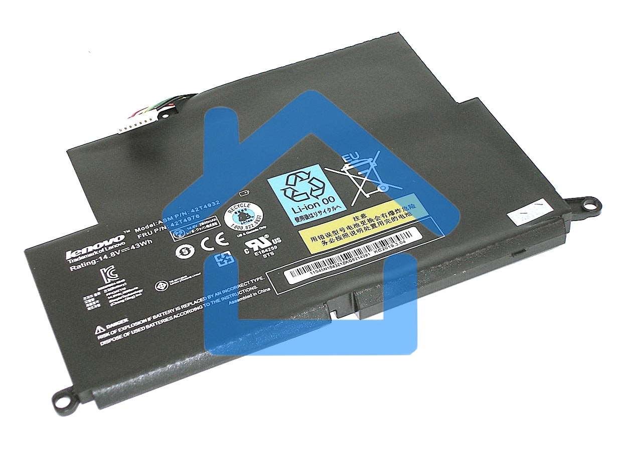 Аккумуляторная батарея для ноутбука Lenovo E220s14.8V 2900mAh черный Orig