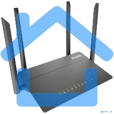 Беспроводной двухдиапазонный маршрутизатор D-Link DIR-815/RU/R4A AC1200 с поддержкой технологии MU-MIMO, 3G/LTE и USB-портом