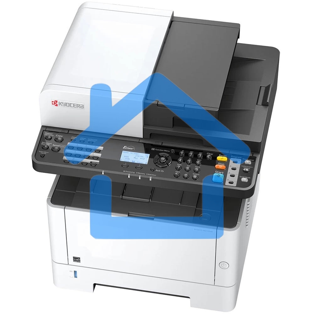МФУ лазерное Kyocera Ecosys M2135dn (1102S03NL0), A4, ч/б, печ. до 35 стр/мин., скан. до 40 стр/мин (ч/б) 16 стр/мин. (цвет), 1200 x 1200 dpi (печать) 600x600dpi (скан.), USB, RJ-45