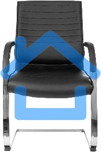 Кресло компьютерное Бюрократ T-8010-LOW-V/BLACK черный, искусственная кожа