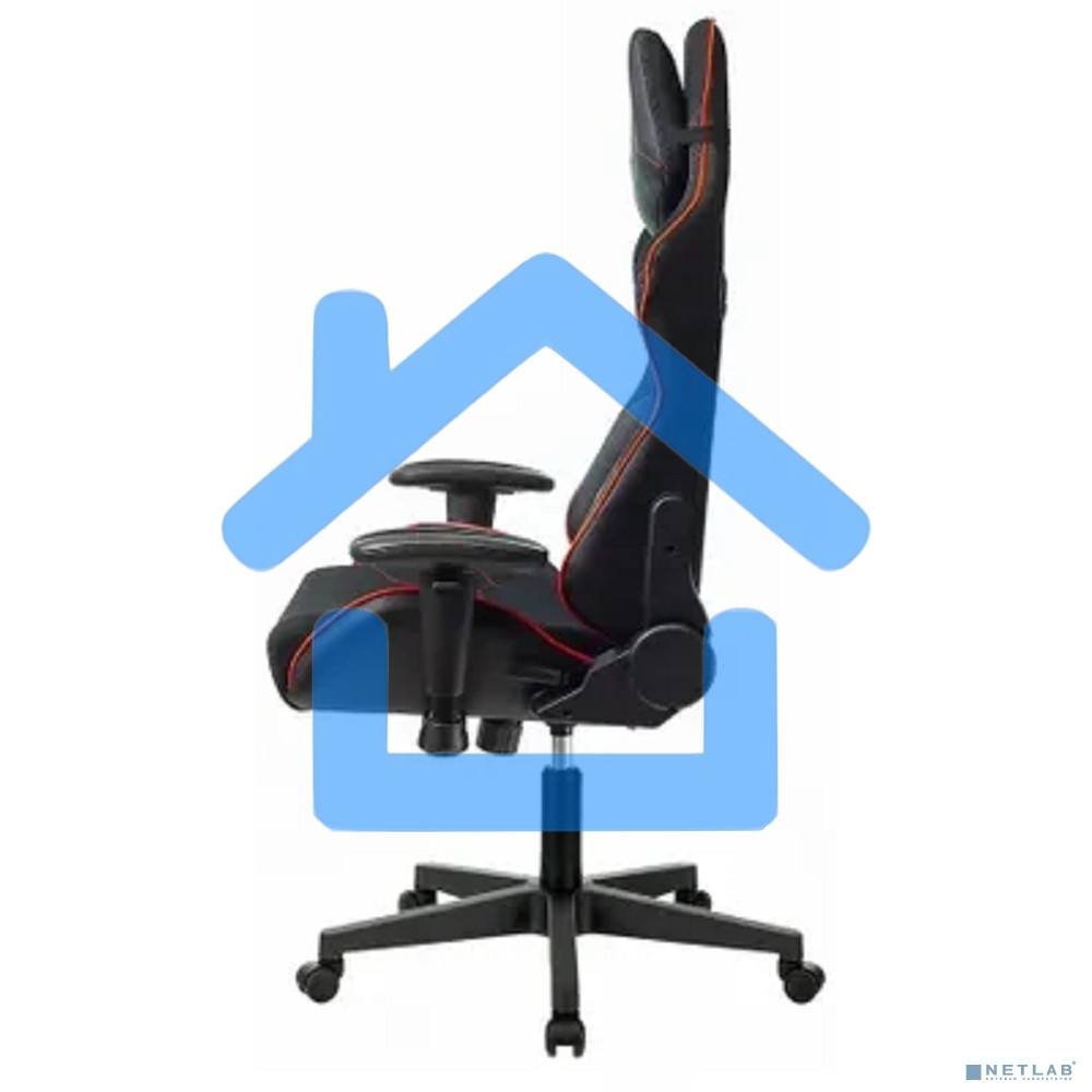 Кресло игровое A4Tech Bloody GC-400, черный/красный, крестовина пластик