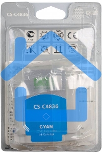 Картридж струйный Cactus CS-C4836 голубой (29 ml) для №11 HP 2000/2500/1000/1100/1200